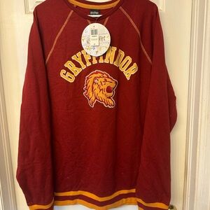Gryffindor Maroon Sweatshirt NWT XXL lightweight